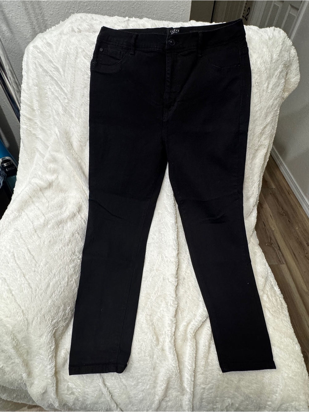 SUPER STRETCHY SOOO COMFY!! Classic Black Womens Skinny Trousers